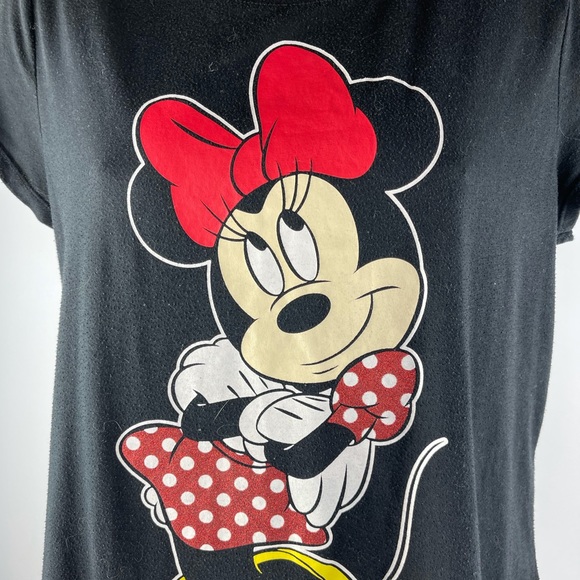 Minnie Mouse Disney Black T-Shirt - Size L - Picture 6 of 10